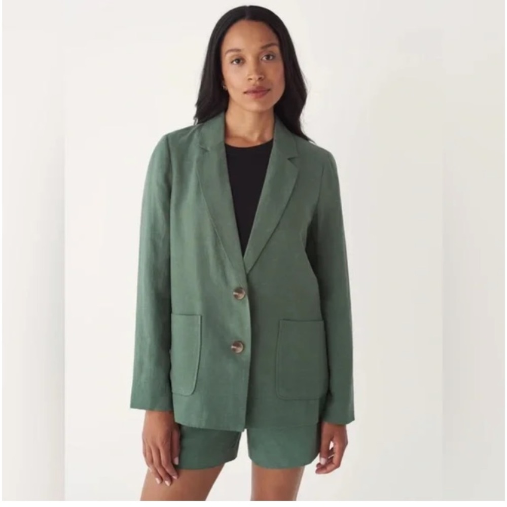 NWT Frank and Oak the Tencel linen blazer